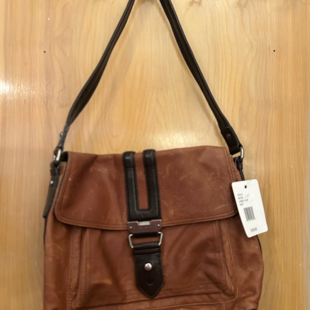 Brown Leather Shoulder Bag